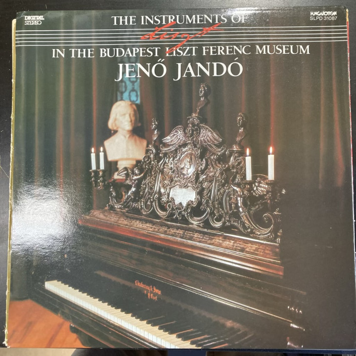 Jeno Jando - The Instruments Of Liszt Ferenc (HUN/1989) LP (M-/M-) -klassinen-